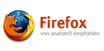 Logo des Browsers Firefox, den WFD zur Nutzung empfiehlt